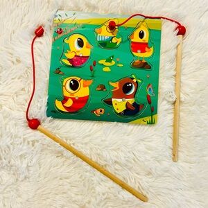 Kids Toy Magnetic wooden ducks puzzle- Children’s Puzzle game